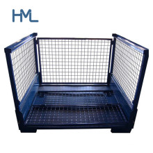 Heavy Duty Collapsible Mesh Metal Pallet Bins Stillages Lattice Boxes